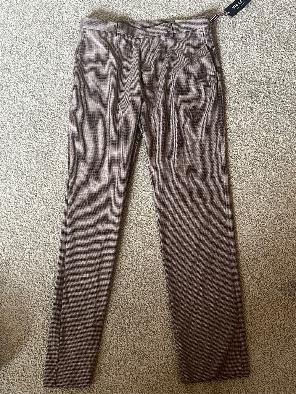 Tommy Hilfiger Grey/Red Dress Pants